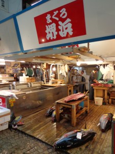 Tuna prep. That is some red flesh!