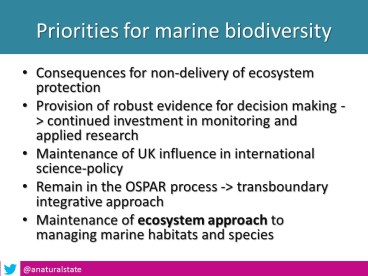 Brexit talk priorties